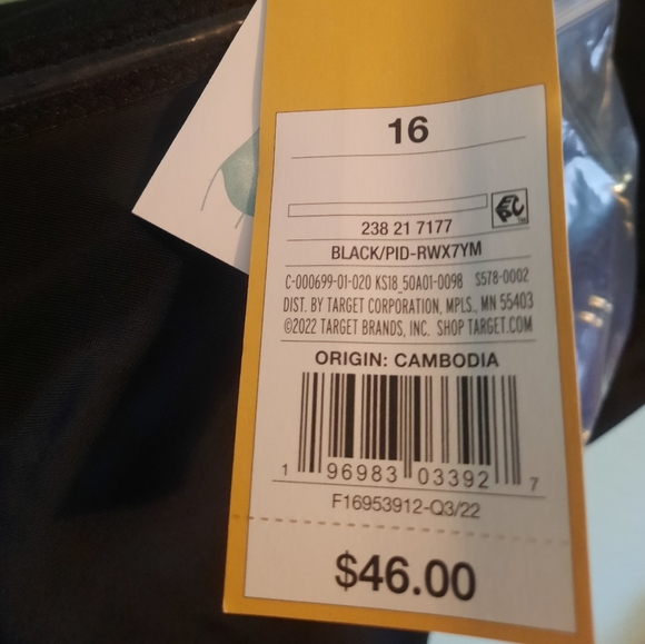 Kona Sol Flounce Bandeau Strapless One Piece Swimsuit Size 16 - Picture 4 of 11